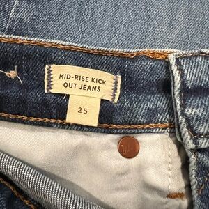 Madewell Mid-Rise Kick Out Jeans - Blue